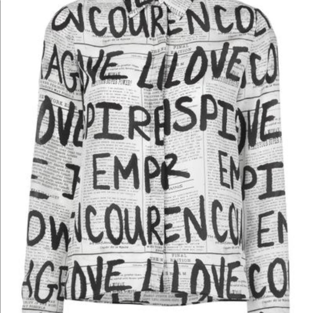 ISO of both these Alice and Olivia shirts in a medium or large. Thank you.